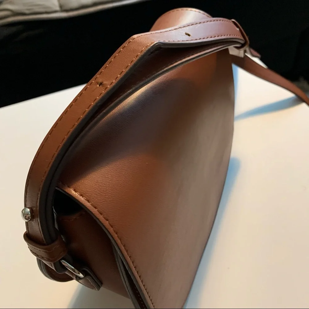 Uniqlo Brown Saddle Crossbody Bag